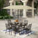 Argyri 6 - Person Metal Patio Dining Set with Rectangular Table