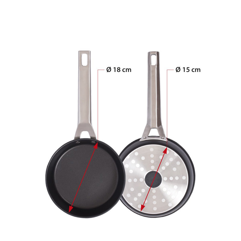 Hodge Aluminum Non-Stick Frying Pan, 18 cm