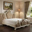 Structure de lit tapissier Madison Pearl King