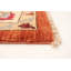 Tapis à main one-of-kind à la main noué la 2010 tabrizs orange 9 pi 1 po x 11 pi 8 po Amon