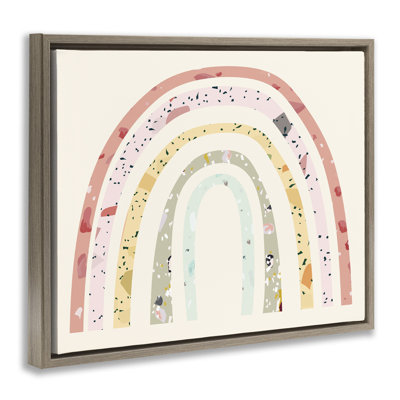Motif abstrait pour enfants, arc-en-ciel