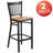Prompton Vertical Back Metal Restaurant Barstool-462534146