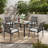 Outdoor Patio Furniture Set - 5-Piece Acacia Wood Table & Rattan Chairs, All-Weather Conversation Set-1155664445-1155664384