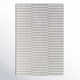 Evett Striped Hand Loomed Recycled P.E.T. Area Rug in Light Silver/Pale Slate