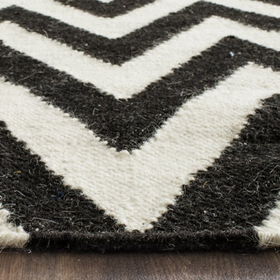 Besaw Chevron Wool Hand Woven Area Rug