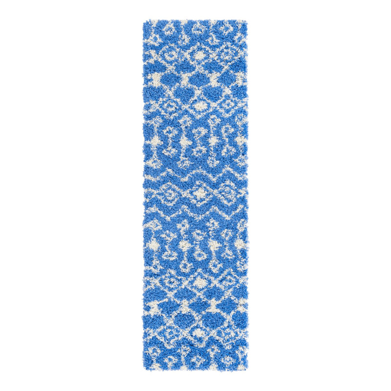 Tapis à poils longs Griego, Tapis de couloir de 2 pi x 7 pi