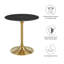 Lippa 47" Artificial Marble Dining Table In Rose Black-410900535-410900533-410900531