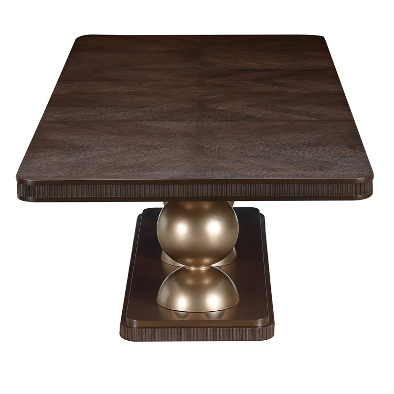 West Kensington Rectangular Dining Table, Espresso Wood