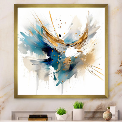 " Teal Adn Gold Elegance III "