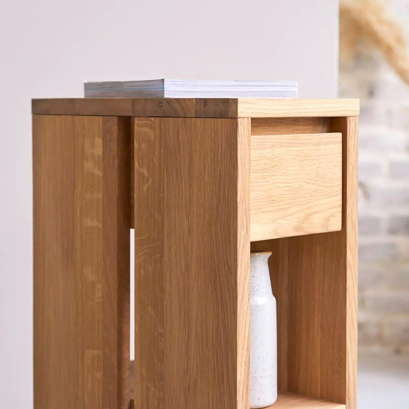 Yakima 20cm W Solid Wood Bedside Table