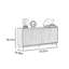 Armoire d'appoint texturée multicouches-868326870