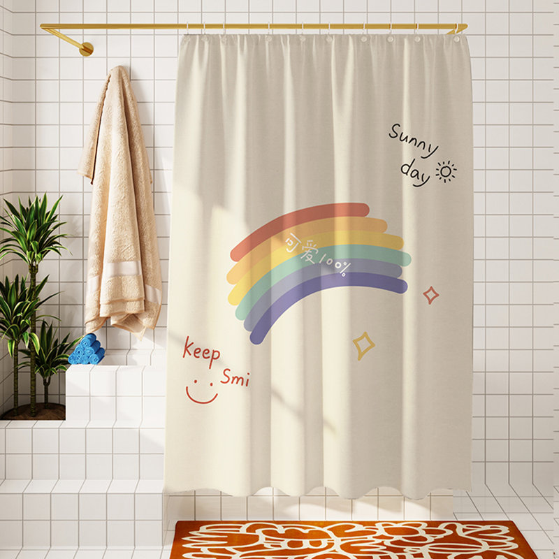 Rideau de douche en polyester
