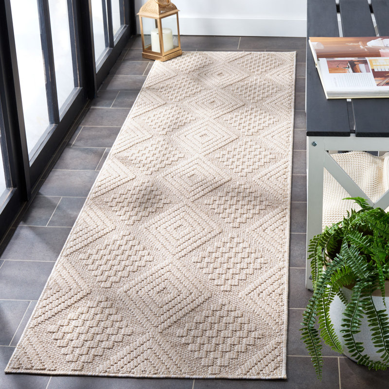 Deveah Performance Geometric Rug, Runner 2'2" x 8'
