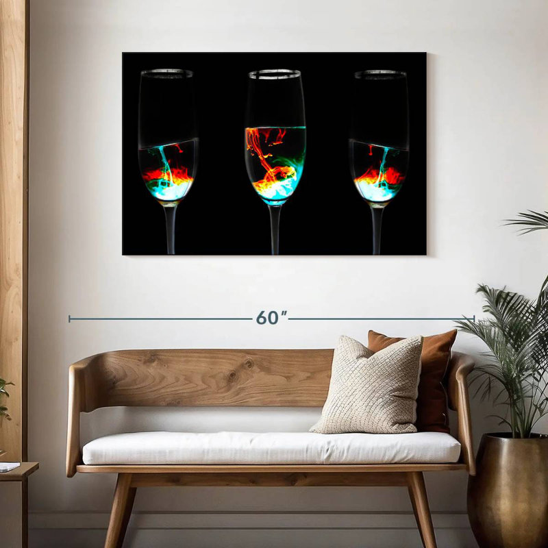 Yarlin Glowing Drinks, 30" H x 45" W