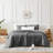 Southshore Fine Linens Brickyard Quilt Set in Slate Grey, Lightweight Double-Brushed Microfiber Brick-Style Quilted Bedding Set with 1 Pillow Sham, Twin/Twin XL-147612250-147612225