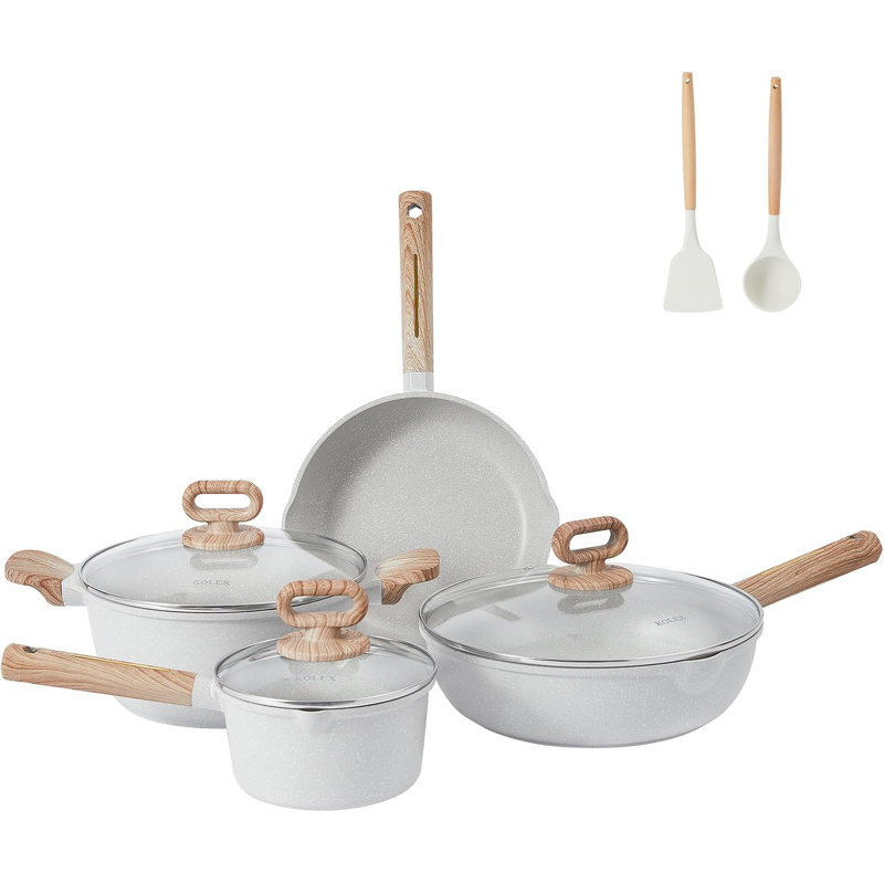9 - Piece Non-Stick Aluminum Cookware Set