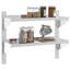 Hamida Stainless Steel Bracket Shelf-398641087