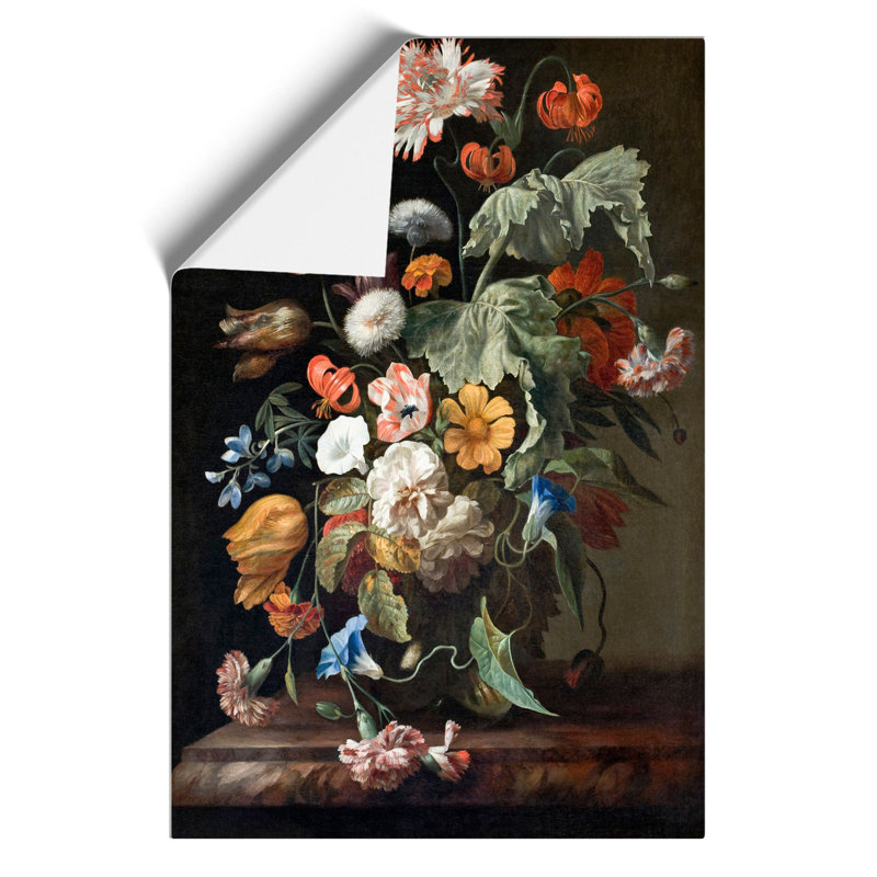 Still Life with Flowers by Rachel Ruysch - Frameless Print, 30cm H x 21cm W x 0.1cm D