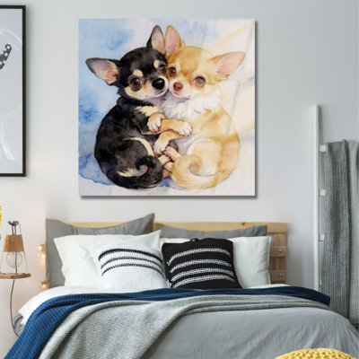 Chihuahua Tempered Glass Wall Art