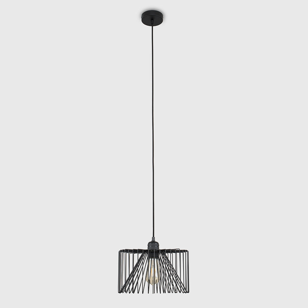 Baden 1 - Light Black Geometric Pendant