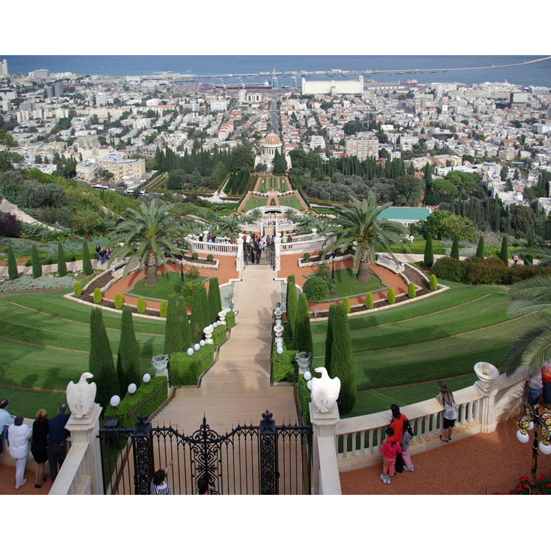 Haifa, sanctuaire du Bab, H 14 po x l 18 po