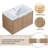 Acorn 72'' Double Bathroom Vanity with Resin Top-59509400-59509403
