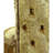 Gold Vanity Stool With Button Tufted