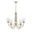 Lustre 5 lumières avec abat-jour en verre transparent Millennium Lighting Waddingham-553558441