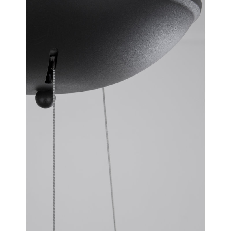 1 - Light LED Cone Pendant, Black