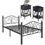 Ensemble de chambre avec lit plateforme 3 pièces Alsa-225804045-225804082
