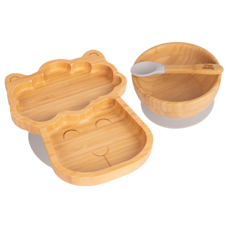 Piece Dinnerware Set, Grey