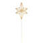 34'' Metal Plants & Flowers Tree Topper
