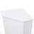 Bathroom Cabinet Triangle Corner Storage Cabinet With Adjustable Shelf Modern Style MDF Board-755820901