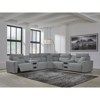 Depew 7-Piece Power Reclining Sectional With Chaise