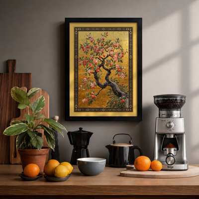 Blossoms in Spring Japandi - Framed Print