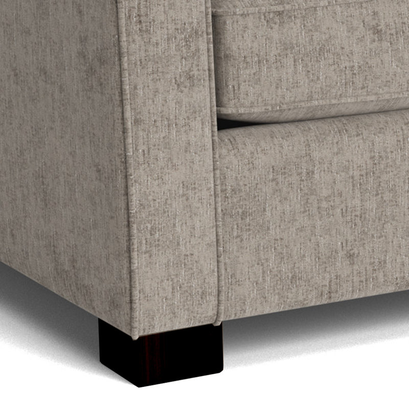 Aceyon Upholstered 102'' Sofa, Espresso, Hill Elephant
