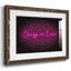 Neon Love II Framed On Paper Print-1272639132-1272639133
