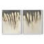 ABSTRACT Series DCCCLxxxxi - Impression encadrée de qualité supérieure - prêt à être accroché - pas de clous requis - pas de clous requis-307444174-307444151