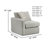 Nolte Pebble 4-piece Modular Sofa With Ottomans