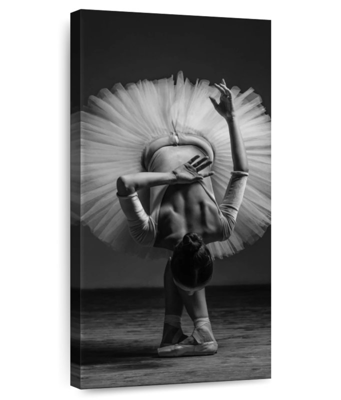 Ballerine inclinée, H 30 po x l 15 po
