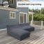 Housse pour canapé de patio modulaire en aluminium Ammon