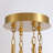 Nashrah 37" 10-Light Modern Dimmable Drum Crystal Chandelier For Dining Room Or Kitchen Island-953306724