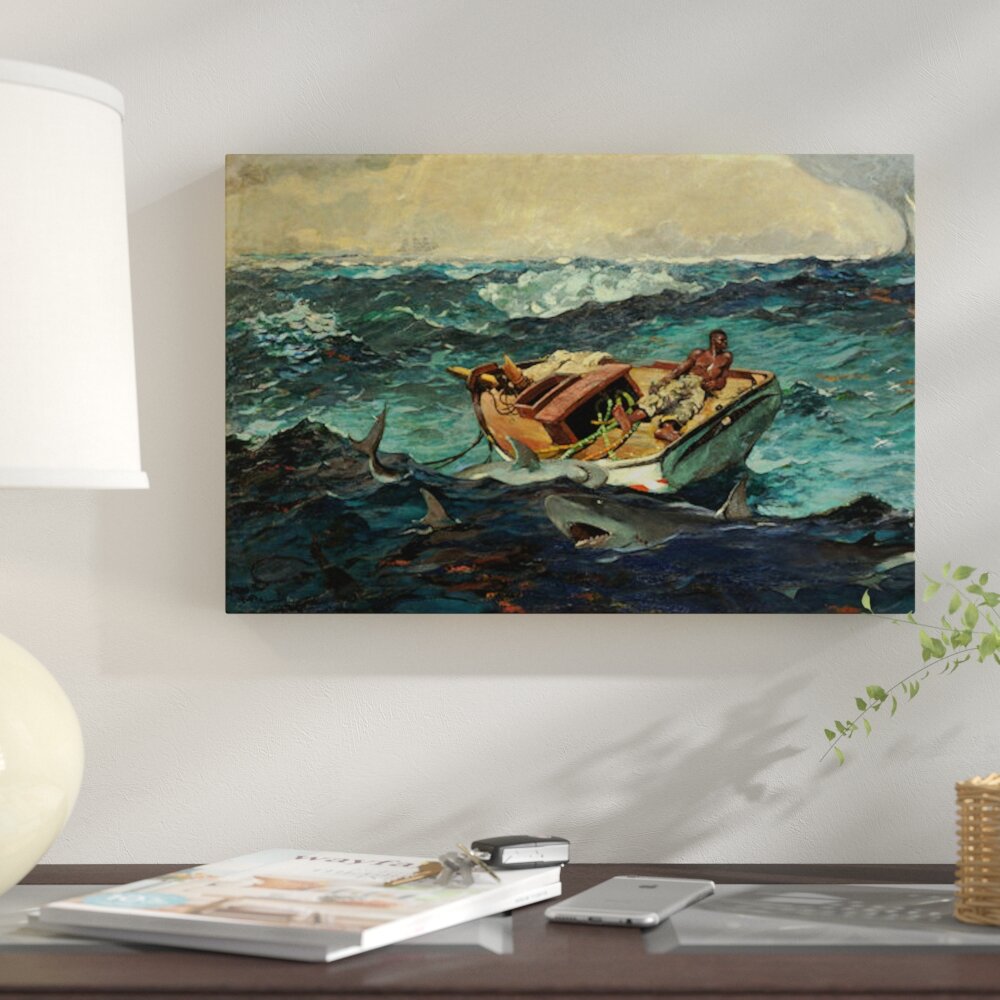 Vault W Artwork 'The Gulf Stream, 1899' by Winslow Homer Print on ...