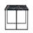 Industrial Style Table With Black Metal Legs, 1.5" Thick Top, For Work Desk, Kitchen, Terrace, Dining Room Modern Simple 55*31.4, 4-6, Space-732241605