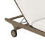 Chaise longue d'extérieur en teck Saratoga