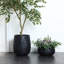 Jardinière ronde noire Beehive-107225255