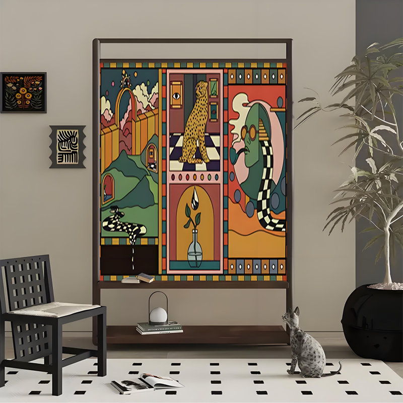 Cloison Niche Art, H 70,87 po x l 55,12 po x P 1,57 po