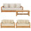 Melrose 4 Piece Outdoor Conversation Set
