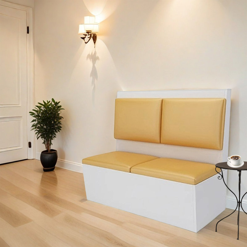 Banc rembourré en similicuir Ranchester
