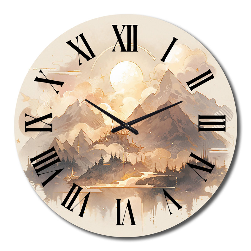 Horloge murale Bold Mountain Wilderness, Grand